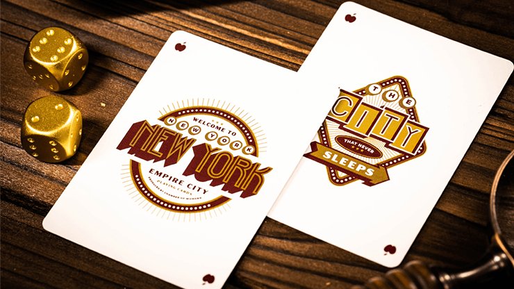 Empire City Manhattan Sunrise Edition Playing Cards - Brown Bear Magic Shop