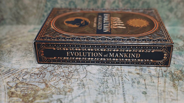 Evolution Of Mankind Playing Cards - Brown Bear Magic Shop