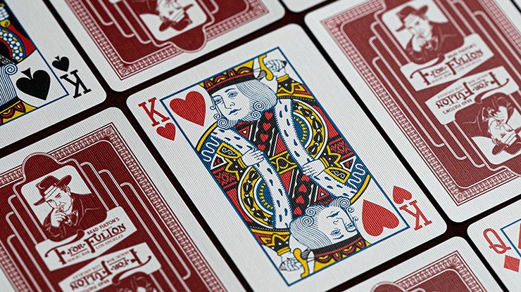 F For Fulton Playing Cards - Brown Bear Magic Shop