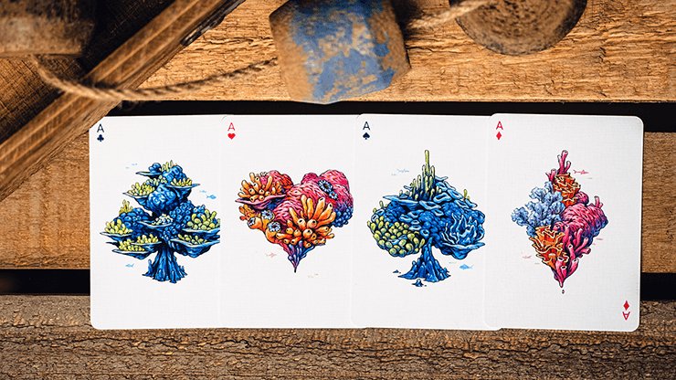 False Anchors V4 Deep Sea Playing Cards by Ryan Schlutz - Brown Bear Magic Shop
