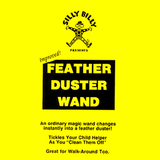 Feather Duster Wand - Silly Billy - Brown Bear Magic Shop