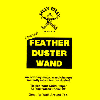 Feather Duster Wand - Silly Billy - Brown Bear Magic Shop