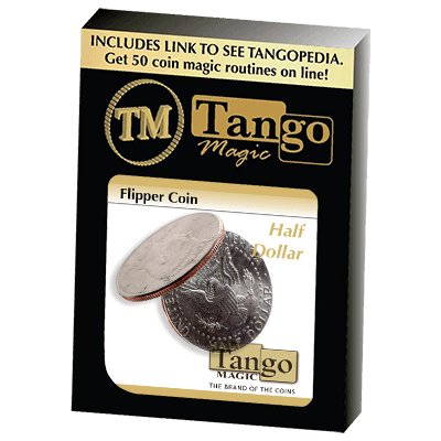 Flipper Coin Half Dollar by Tango Magic - Brown Bear Magic Shop