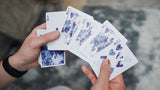 Fluid Art Blue (Standard Edition) Playing Cards - Brown Bear Magic Shop