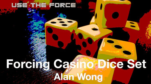 Forcing Casino Dice Set (8 ct.) by Alan Wong - Brown Bear Magic Shop