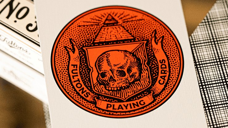 Fulton Plaid (Bourbon Brown) Playing Cards - Brown Bear Magic Shop