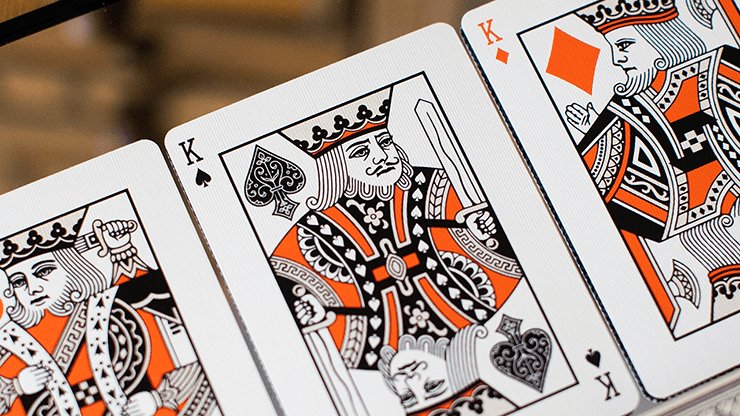 Fulton Plaid (Bourbon Brown) Playing Cards - Brown Bear Magic Shop