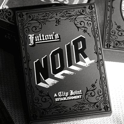 Fulton's Noir Playing Cards by Dan & Dave - Brown Bear Magic Shop