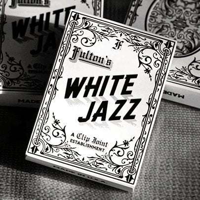 Fulton's White Jazz Playing Cards by Dan & Dave - Brown Bear Magic Shop