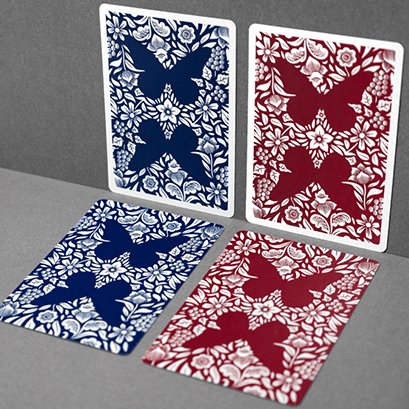 Gaff Butterfly Worker Marked Playing Cards by Ondrej Psenicka - Brown Bear Magic Shop
