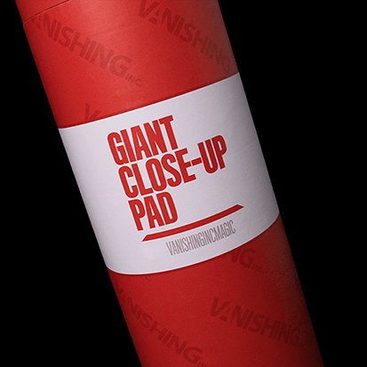 Giant Close-Up Pad by Vanishing Inc. - Brown Bear Magic Shop