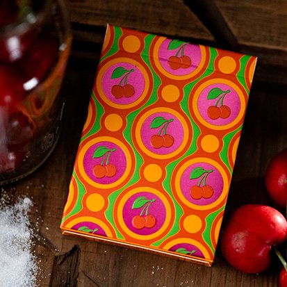 Gilded Cherry Pi Playing Cards by Kings Wild Project - Brown Bear Magic Shop