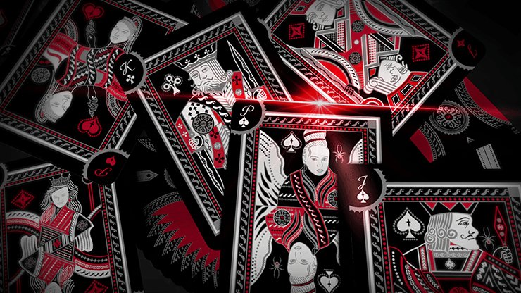 Grandmasters Black Widow Spider Edition (Standard) Playing Cards by HandLordz - Brown Bear Magic Shop
