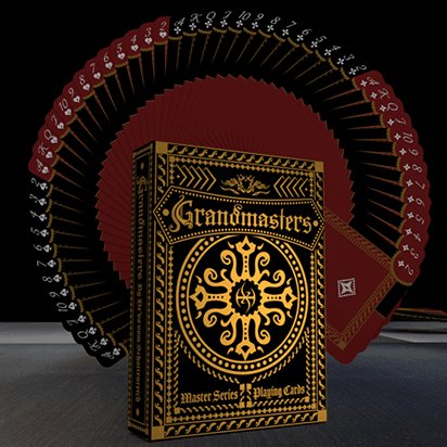 Grandmasters Casino XCM Playing Cards by HandLordz - Brown Bear Magic Shop