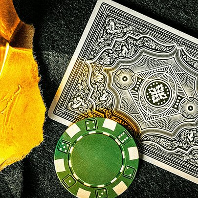 Green Cohorts - Luxury-pressed E7 - Playing Cards by Ellusionist - Brown Bear Magic Shop