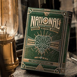 Green National Playing Cards by theory11 - Brown Bear Magic Shop