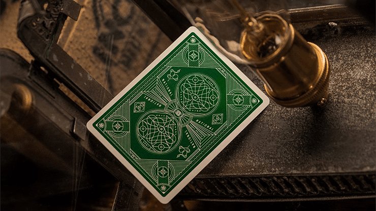 Green National Playing Cards by theory11 - Brown Bear Magic Shop