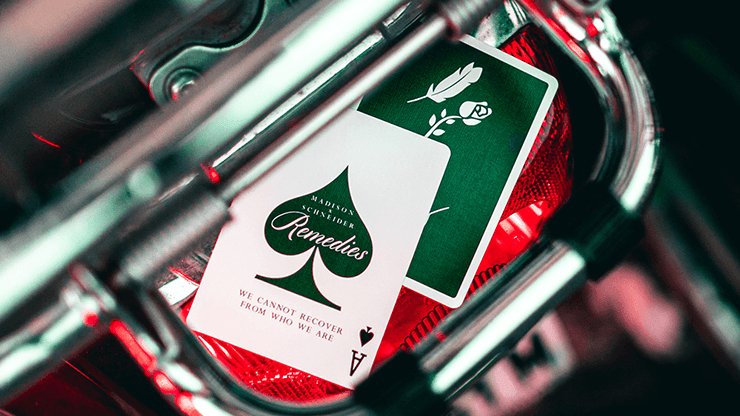 Green Remedies Playing Cards by Madison x Schneider - Brown Bear Magic Shop