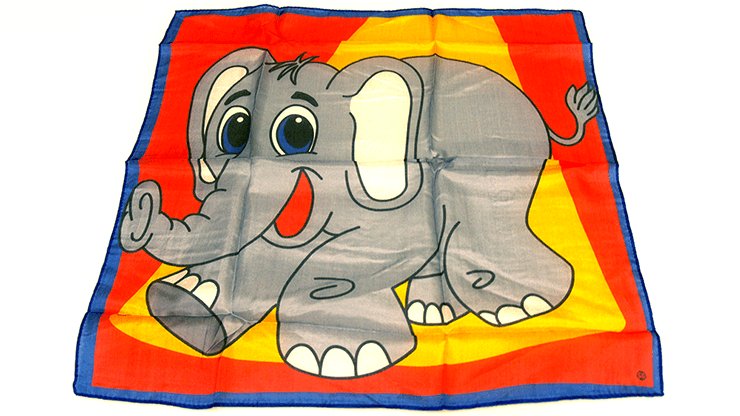 Happy Elephant Silk (18 inch) by David Ginn and Goshman - Brown Bear Magic Shop