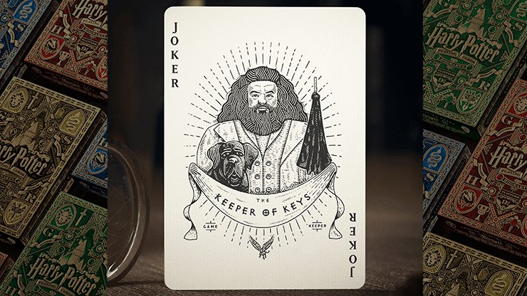 Harry Potter Playing Cards by theory11 - Gryffindor Red - Brown Bear Magic Shop