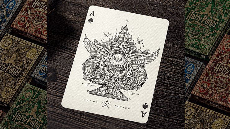 Harry Potter Playing Cards by theory11 - Gryffindor Red - Brown Bear Magic Shop