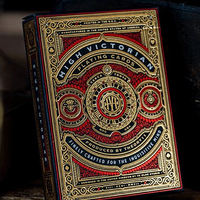 High Victorian Red Playing Cards by theory11 - Brown Bear Magic Shop