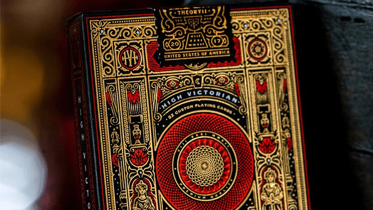High Victorian Red Playing Cards by theory11 - Brown Bear Magic Shop