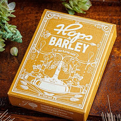 Hops & Barley Playing Cards by JOCU Playing Cards - Brown Bear Magic Shop