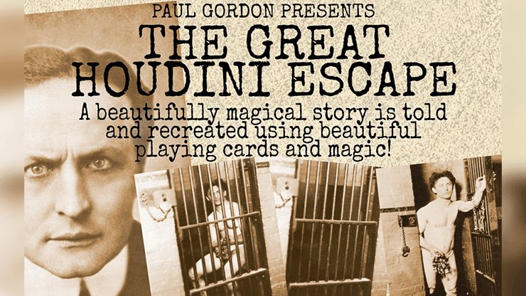 HOUDINI ESCAPE by Paul Gordon - Brown Bear Magic Shop