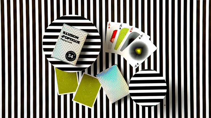 Illusion d'Optique Playing Cards by Art of Play - Brown Bear Magic Shop