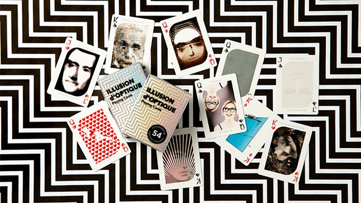 Illusion d'Optique Playing Cards by Art of Play - Brown Bear Magic Shop