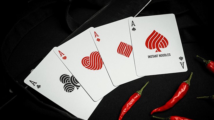 Instant Noodles - Spicy Edition Playing Cards by BaoBao Restaurant - Brown Bear Magic Shop