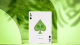 Jerry's Nugget Monotone (Metallic Green) Playing Cards - Brown Bear Magic Shop