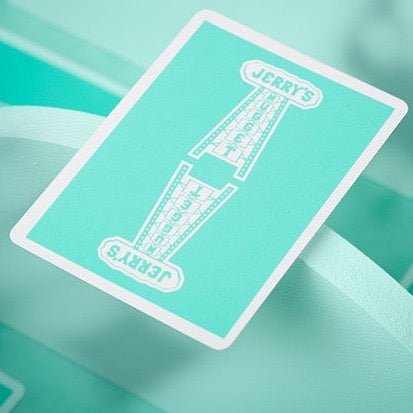 Jerry's Nugget Monotone (Tiffany Blue) Playing Cards - Brown Bear Magic Shop