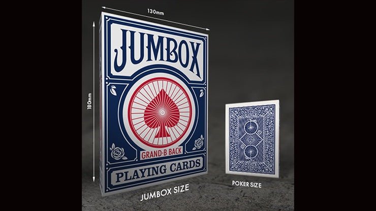 Jumbox Marked Deck (BLUE) by Magic Dream - Brown Bear Magic Shop