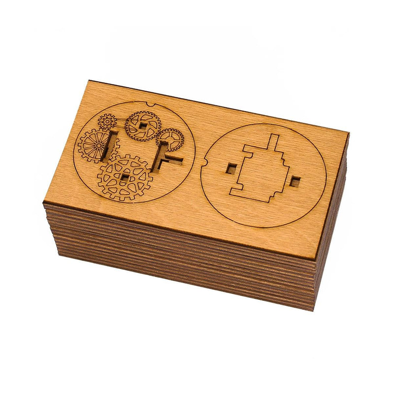 Kryptos - Cryptex Wooden Kit - Brown Bear Magic Shop