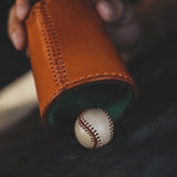 Leather Chop Cup with Balls by TCC - Brown Bear Magic Shop