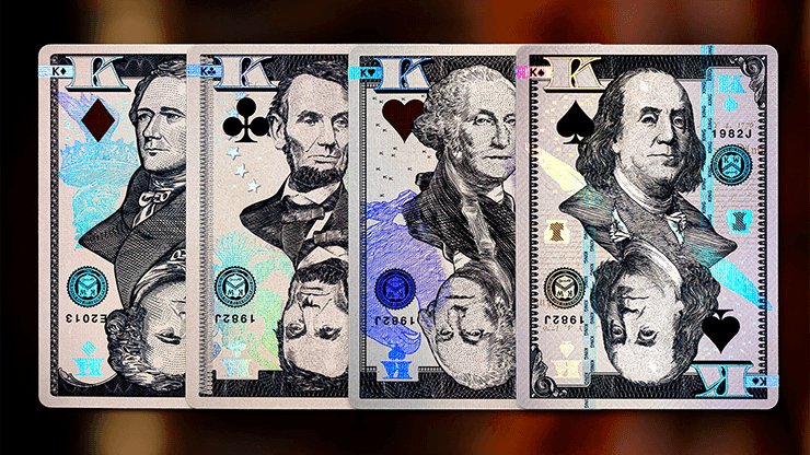 Legal Tender Luxury Playing Cards by Kings Wild Project - Brown Bear Magic Shop