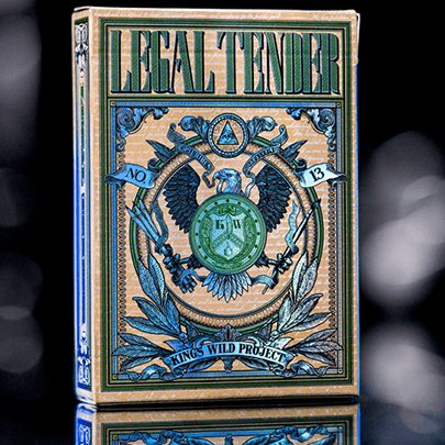 Legal Tender Luxury Playing Cards by Kings Wild Project - Brown Bear Magic Shop