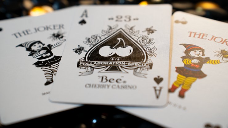 Limited Bee X Cherry Playing Cards - Brown Bear Magic Shop