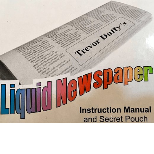 Liquid Newspaper by Trevor Duffy - Brown Bear Magic Shop