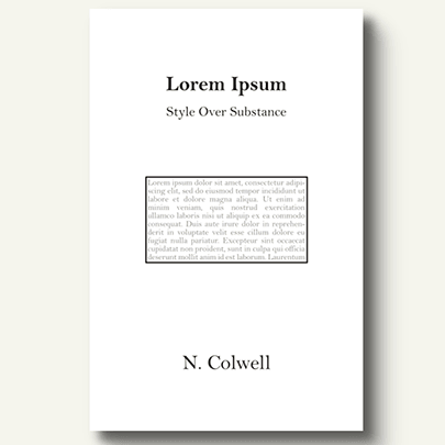 Lorem Ipsum by N. Colwell - Brown Bear Magic Shop