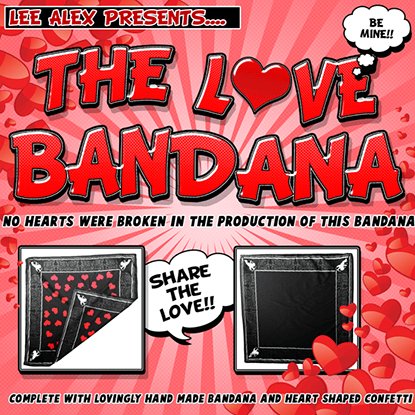 LOVE BANDANA by Lee Alex - Brown Bear Magic Shop