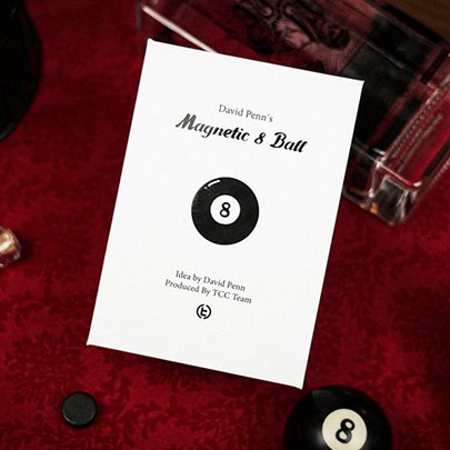 Magnetic 8 Ball by David Penn & TCC - Brown Bear Magic Shop