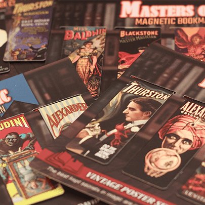 Masters of Magic Bookmarks Set Master Collection by David Fox - Brown Bear Magic Shop