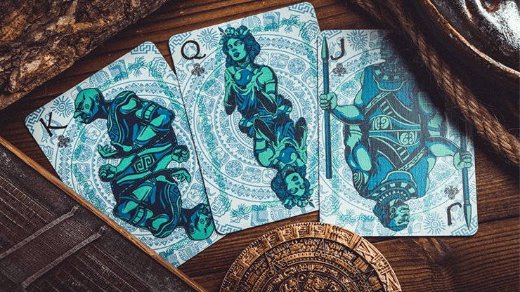 Maya Moon & Sun Playing Cards - Brown Bear Magic Shop