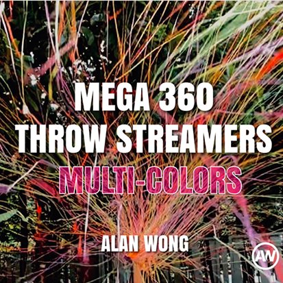 MEGA 360 Throw Streamers by Alan Wong - Brown Bear Magic Shop