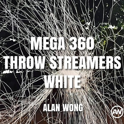 MEGA 360 Throw Streamers by Alan Wong - Brown Bear Magic Shop