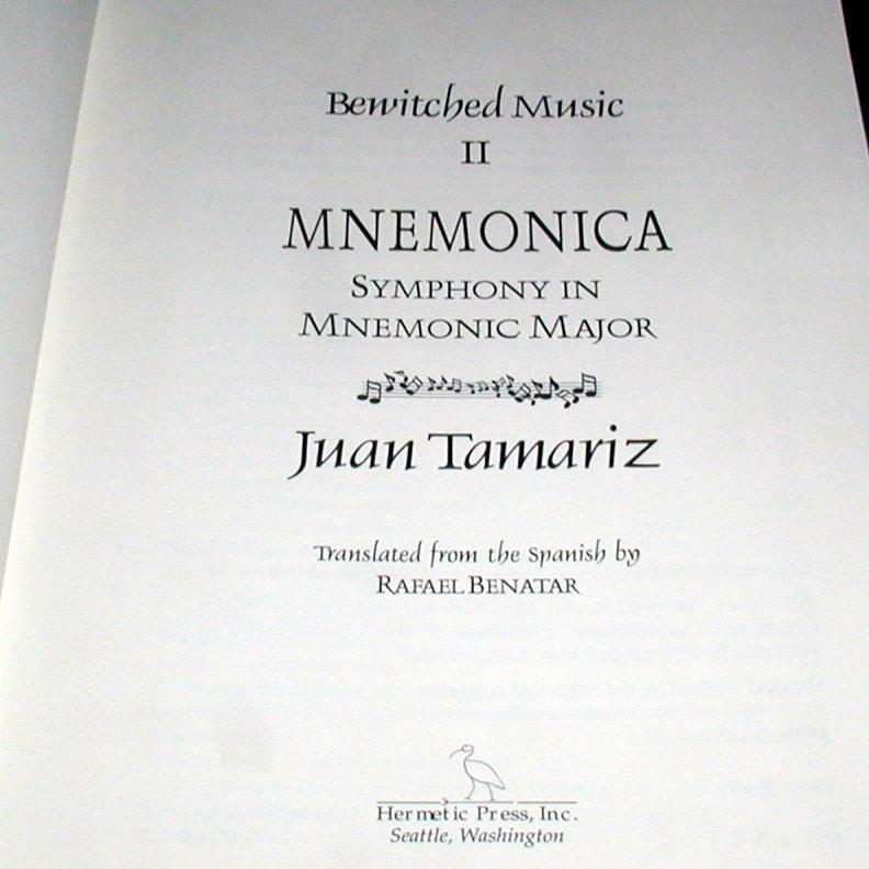 Mnemonica by Juan Tamariz - Brown Bear Magic Shop