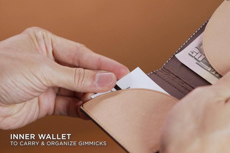 Modern Card to Wallet Insta by Quiver - Brown Bear Magic Shop